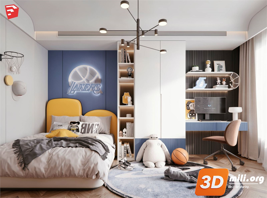 Children Room Scenes Skp FIles 